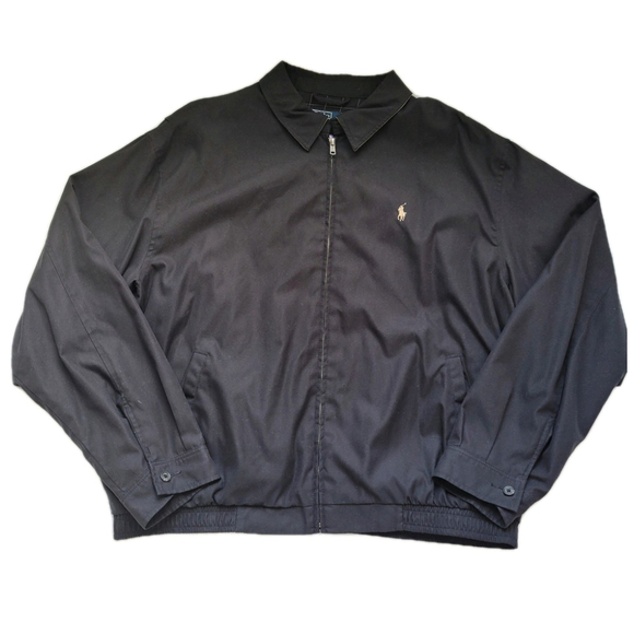 Polo Ralph Lauren Other - VTG Polo Ralph Lauren Jacket Men's XL Black Bi Swing Plaid Lined Bomber Zip Pony